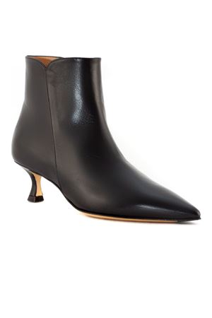 Black calf leather ankle boots MARA BINI | W231109NERO